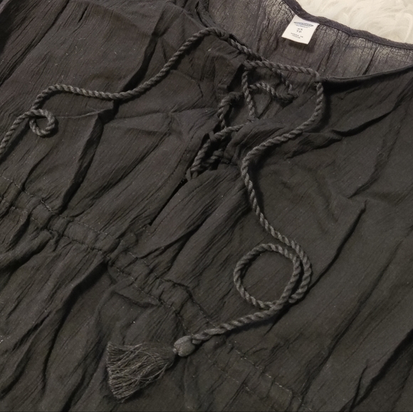 Black beach cover up - Picture 3 of 5